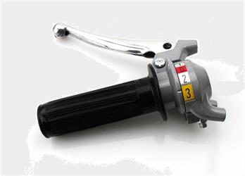 Kreidler Flory 3 Gang Schaltgriff Grau Schaltung Armatur Aluminium Hebel 