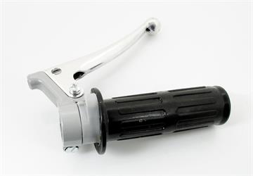 Zündapp 442 444 Z ZA A Mofa Automatik Gasgriff Armatur Grau Bremshebel 