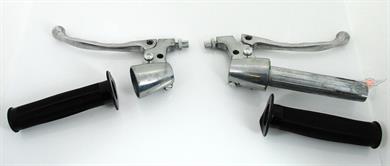 Hercules K 50 RL RE RX SX Gas Kupplung Griff Armatur Set Torpedo Alu 