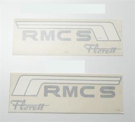 Kreidler Florett RMC - S Seitendeckel Transfer Aufkleber "Florett" original 