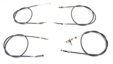 Zündapp Super Combinette 433 429 515 Bowdenzug Satz Grau 