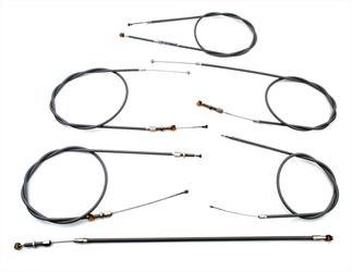 Kreidler Florett 3 Gang 6 teiliger Bowdenzug Satz Grau Handschalung 