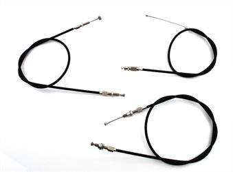 Zündapp KS 50 WC Bowdenzug Satz Schwarz 