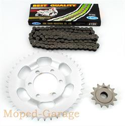 Zündapp GTS 50 C 50 Sport Kettensatz 13 Ritzel 43 Kettenrad Kette 