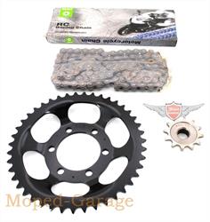 Zündapp CS 50 Typ 448 Original Esjot Kettensatz 12 Ritzel 43 Kettenrad Kette 