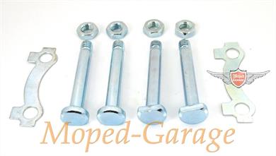 Yamaha RD DT 50 FS 1 Kettenrad Halte Satz mit Sicherungsblech 