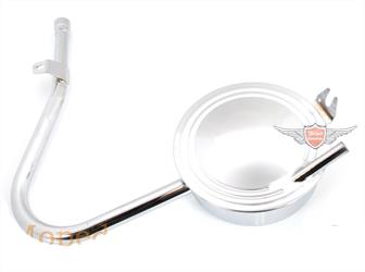 Velosolex Solex 3800 Chrom Auspuff Topf Mofa Moped Schalldämpfer 