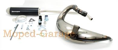 Derbi Senda E Nox Auspuff Anlage Krümmer Endtopf Tecnigas E - geprüft Mokick 