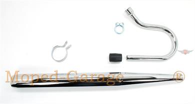 Zündapp R 50 Roller Steckflöte Auspuff Anlage Krümmer 32mm Typ 561 5 teilig 