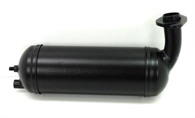 Peugeot 103 104 Auspuff Flansch Schwarz 21mm Innen zerlegbar 