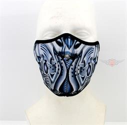 Biker Maske ZAN Bio Mechanicl Motorrad Maske Chopper 