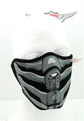 Biker Maske Glow Skull  Maske Motorrad Bikermaske Zani 