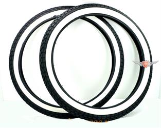 NSU Quickly T TT TTK S2 23 F Continental Weisswand Reifen Satz 