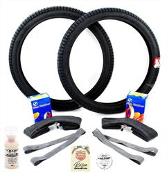 Mofa Moped Mokick 9 teiliger Reifen Satz Anlas 2  x 19 