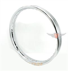 Yamaha DT 50 MX Hinterrad Chrom Felge 1,60 x 18 Zoll 