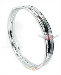 Motorrad Moped Mokick Chrom Felge 1,60 x 21 Zoll Renn Chromfelge Rad 