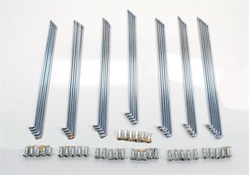 Mofa Moped Roller Chrom Speichen Satz 220mm 