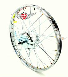 Puch Maxi Mofa Moped Hinterrad Felge Rad mit Nabe Speiche Komplett 17 Zoll 