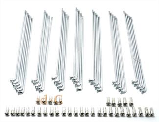 Zündapp KS 50 GTS 50 C 50 Sport Typ 517 WWS original Kleeblatt Speichen Satz 