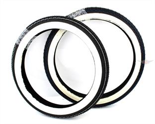 Garelli Mofa Moped Kenda Weisswand Reifen Satz 2 1/4 x 16 Zoll 