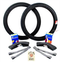 NSU Quickly T TT TTK S2/23 F 2 1/4-2 1/2 x 19 Reifen mit Schlauch Satz 7 teilig 