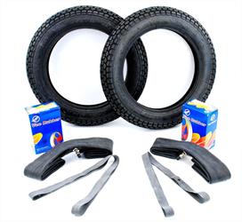 Hercules SB 1 2 Sport Bike 3,00 x 12 Zoll Klassik Reifen Schlauch Band Satz 7 teilig 