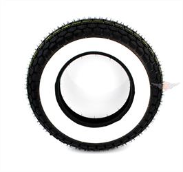 Moped Roller 3,50 x 8 Zoll Weisswand Reifen 