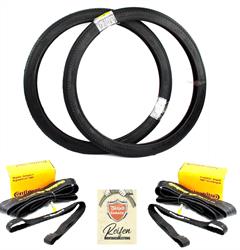 NSU Quickly Moped Reifen Schlauch Band Satz 2 x 22 Zoll 26 x 2 9 teilig 