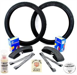 Peugeot 101 KR KT KS  Mofa Reifen Schlauch Band Satz Continental 2,00  x 17 Zoll 