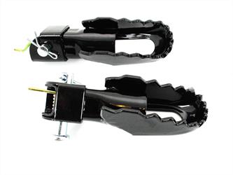 Yamaha DT 50 80 MX Fußrasten Satz Rasten Enduro mit Einbausatz 