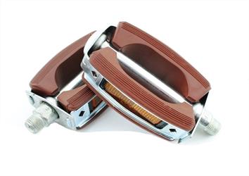 Zündapp Combinette Mofa Moped orig. 50er Union Pedal Paar Braun 