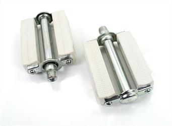 Zündapp Combinette Mofa Moped 50er Klassik Pedal Paar Weiß 