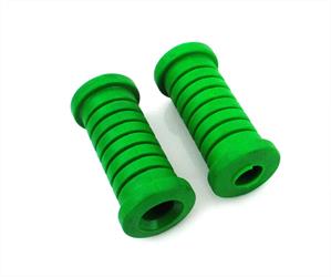 Simson Schwalbe Star S 50 S 51 70 KR 51 53 Sozius Fußrasten Gummi Satz Grün offen 