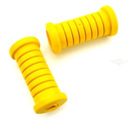 Simson Schwalbe Star S 50 S 51 70 KR 51 53 Sozius Fußrasten Gummi Satz Gelb offen 