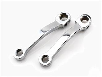 Peugeot 103 Mofa Moped Chrom Tret Arme 2 Stück Pedalarme 