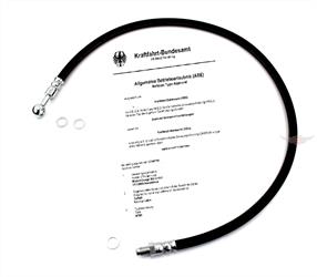 Puch Monza 4 SL 6 SL Gummi Bremsleitung 685mm Made in Germany ABE 