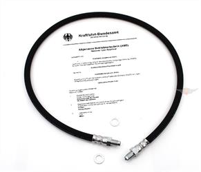 MZ ETZ 125 150 250 251 301 Gummi Bremsleitung 800mm Made in Germany DDR Zylinder ABE 