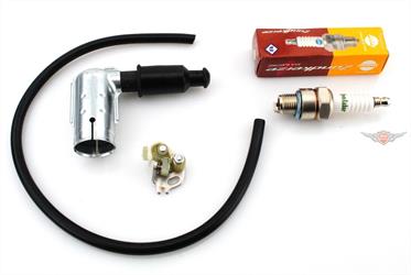 Simson Schwalbe Star S SR Zündung Set Stecker Kabel Kontakt Kerze AKA Beru 