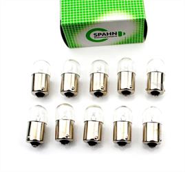 10x Rücklicht Birne 6 Volt 10 Watt BA 15s Germany 