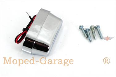 Harley Motorrad LED Chrom Kennzeichen Beleuchtung + Tüv 