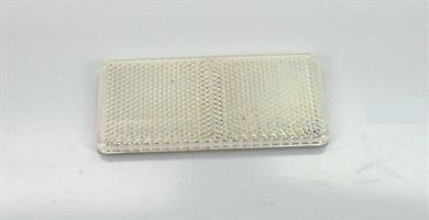 Mofa Moped Motorrad Rücklicht Katzenauge Hella Reflektor Weiß 90 x 45 