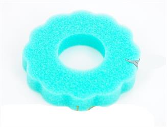 Mofa Moped Mokick Tankdeckel Schwamm 30 - 40mm Türkis 