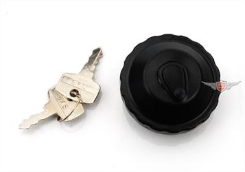 Puch Mofa Moped Mokick 30mm Tankdeckel + Schloß Schwarz 