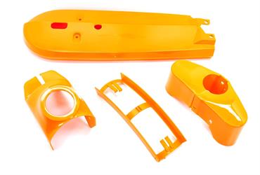 Kreidler Florett RS GT LF LH RM Verkleidungs Set Orange 