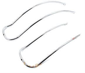 Kreidler Florett Eiertank K54 Schutzblech Chrom Schutzbügel Satz Vorne / Hinten 