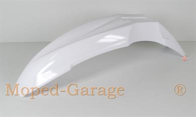 Derbi Senda Super Moto Schutzblech Vorne Weiß Mokick Moped Schutz Blech 