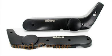 Piaggio Vespa Ciao Mofa Moped Matt Schwarz Seiten Verkleidung 