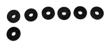 Hercules KX 5 Mokick Drilastic Seitendeckel Halte Gummi Scheiben Satz 7 teilig 