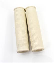 Mofa Moped Mokick Griff Gummi Satz 24mm 120mm Weiß 