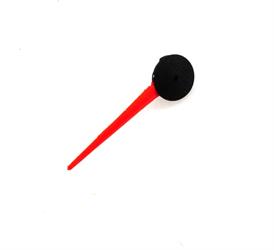 Puch Tacho Nadel Schwarz Rot Alu Mofa Moped Mokick 24mm 